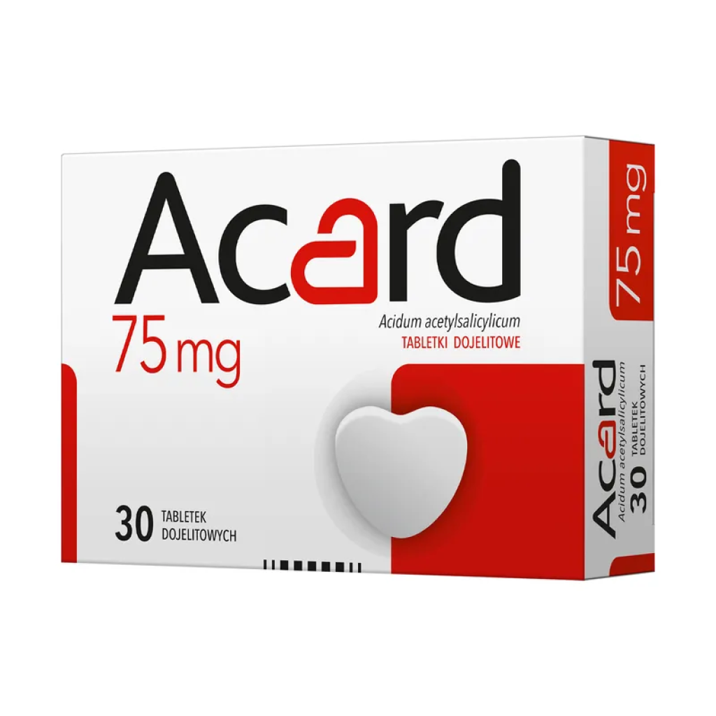Acard 75mg 30 tabletek