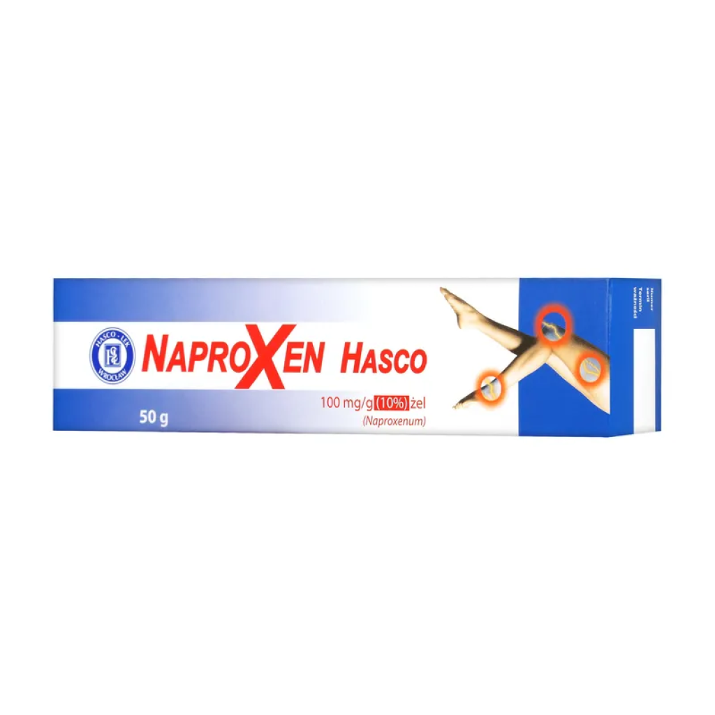 Naproxen Hasco, 100 mg/g (10%), żel, 50 g