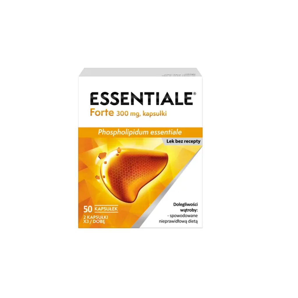 Essentiale Forte 300mg na wątrobę 50 kapsułek