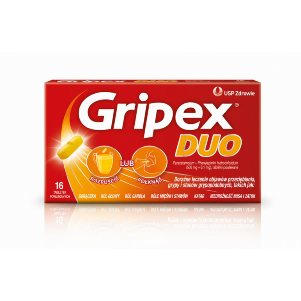 Gripex Duo 16 tabletek