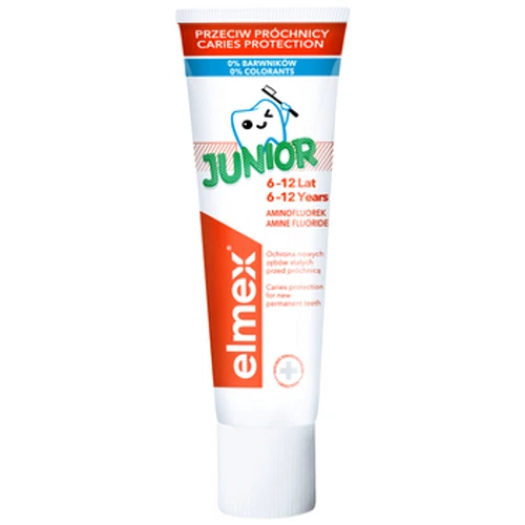 ELMEX Pasta do zębów dla dzieci Junior 6-12 lat 75 ml