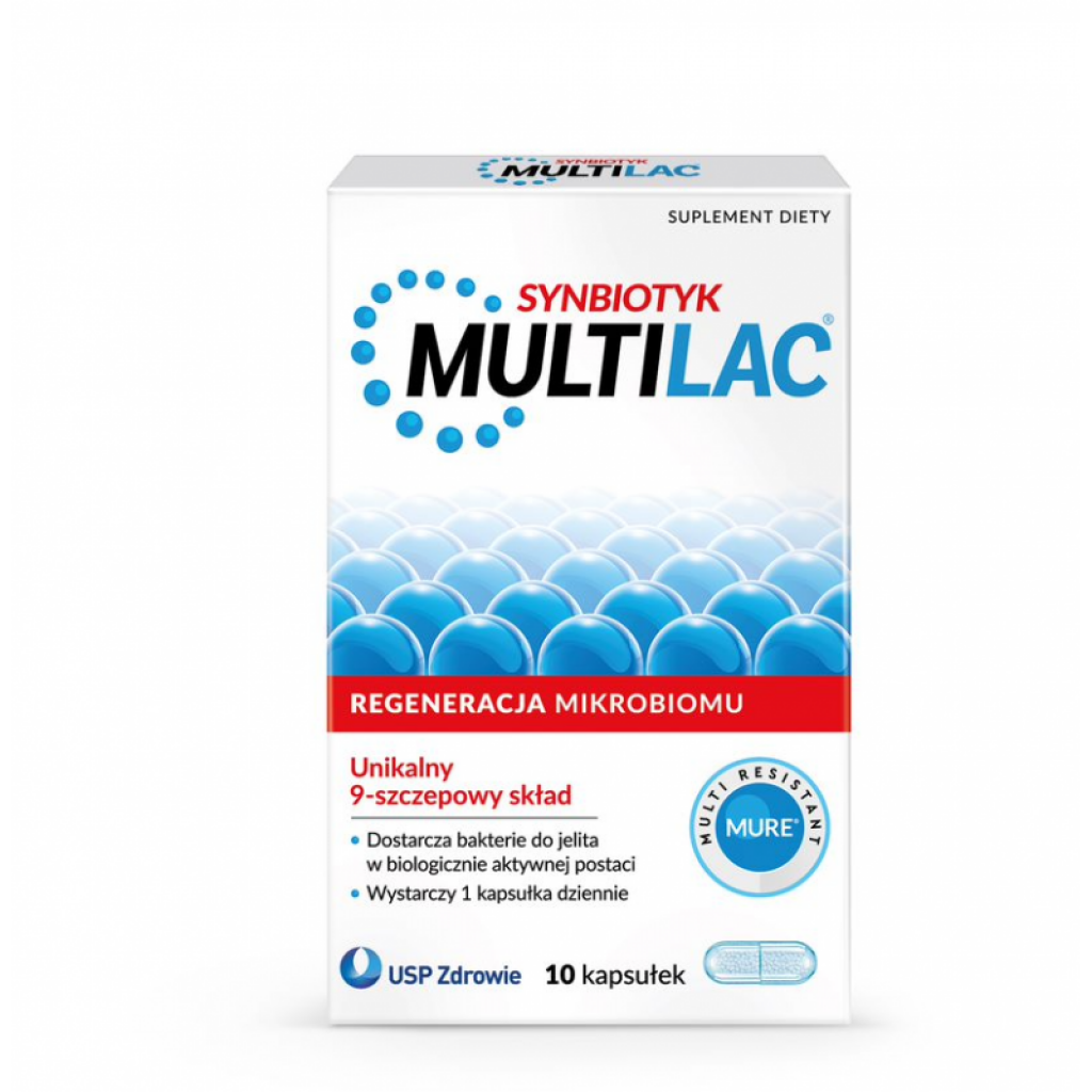 Multilac Synbiotyk 10 kapsułek