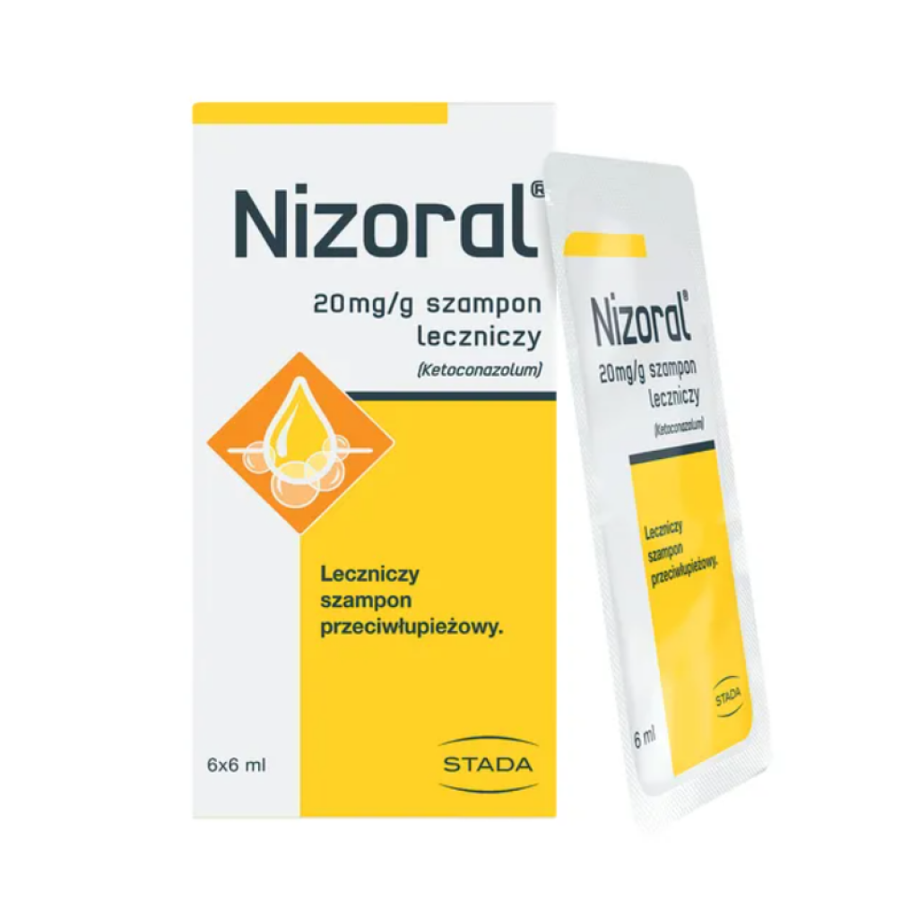 Nizoral Szampon leczniczy 20mg/g 6 sztuk po 6ml