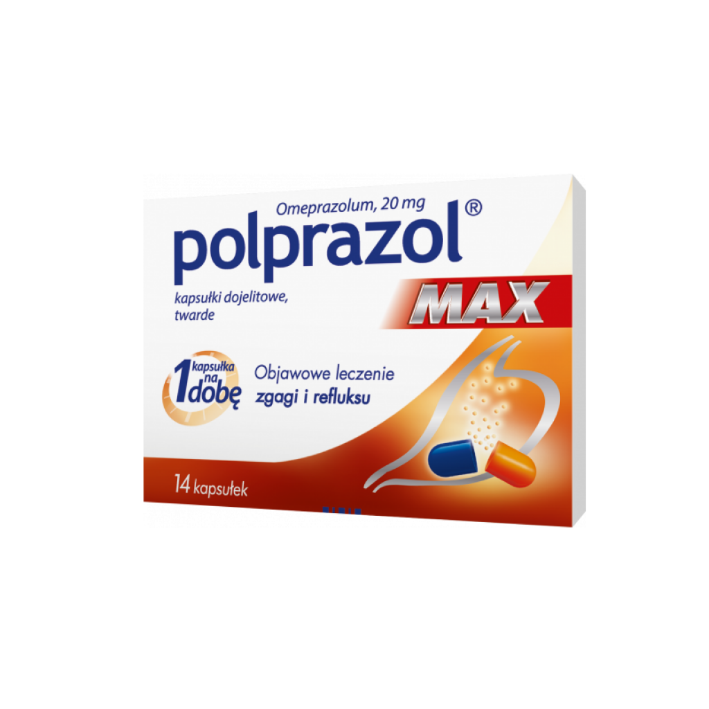 Polprazol Max 20mg 14 kapsułek